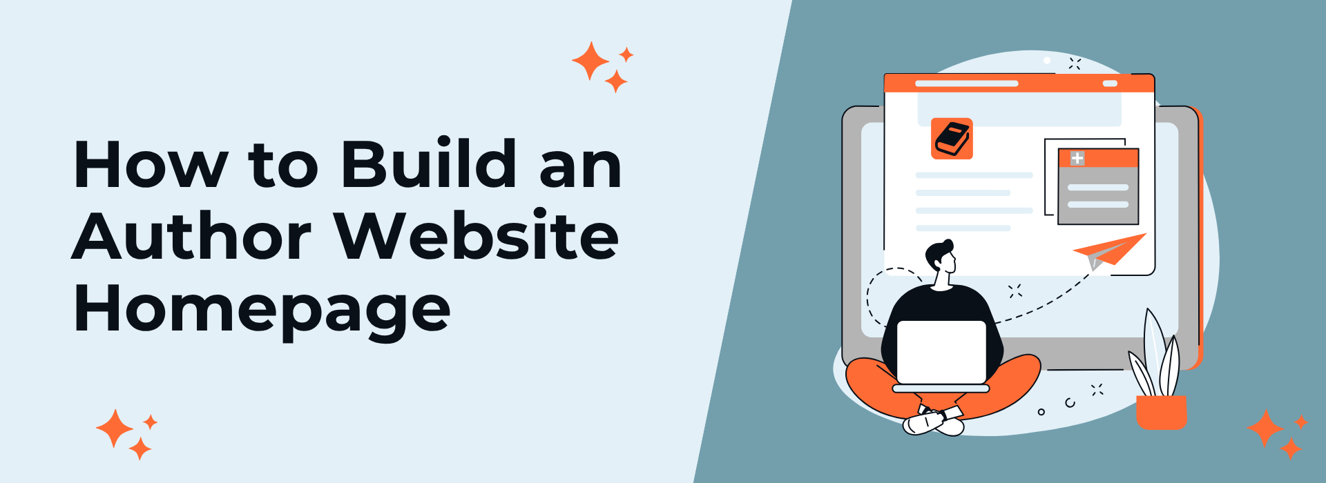 How to Build an Author Website Homepage